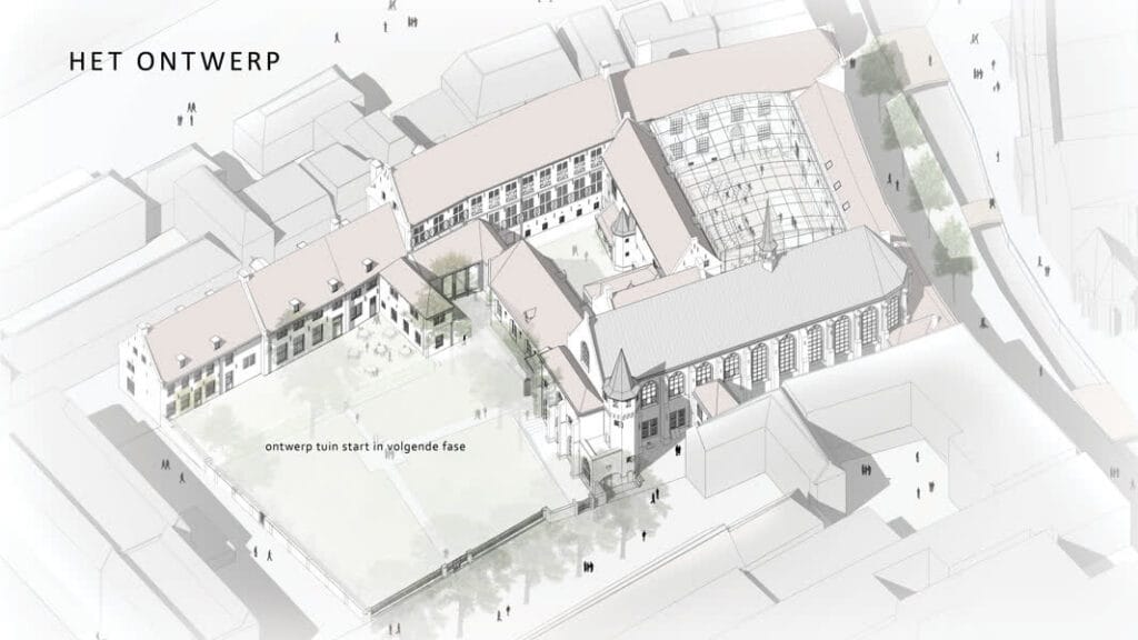 Architect laat zien wat voor ingrijpende renovatieplannen er zijn voor Museum Prinsenhof