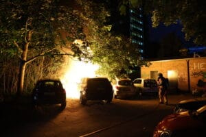 Opnieuw autobranden in Vrijenban, vermoedelijk brandstichting
