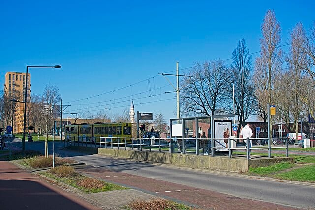 Nachtelijke werkzaamheden bij tramhaltes aan Martinus Nijhofflaan