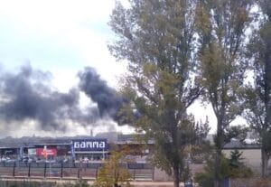 Zeer grote brand op woonboulevard Leeuwenstein