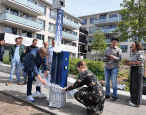 Delfts blauwe laadpaal is nummer 10.000 in de regio