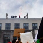 Pro-Palestina demonstranten bezetten dak universiteitsgebouw TU Delft 