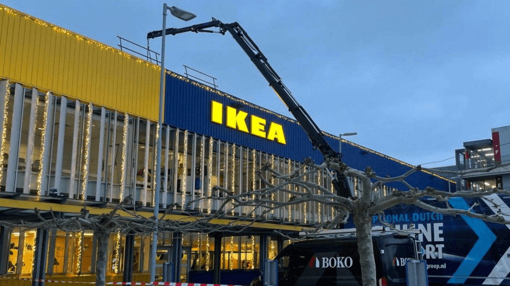 Ikea Delft donderdag weer open, dak wordt sneeuwvrij gemaakt