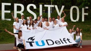 TU-studenten winnen estafetteloop: ‘Ik had er meteen een goed gevoel bij’ 