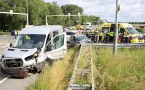 Meerdere gewonden bij botsing Kruithuisplein